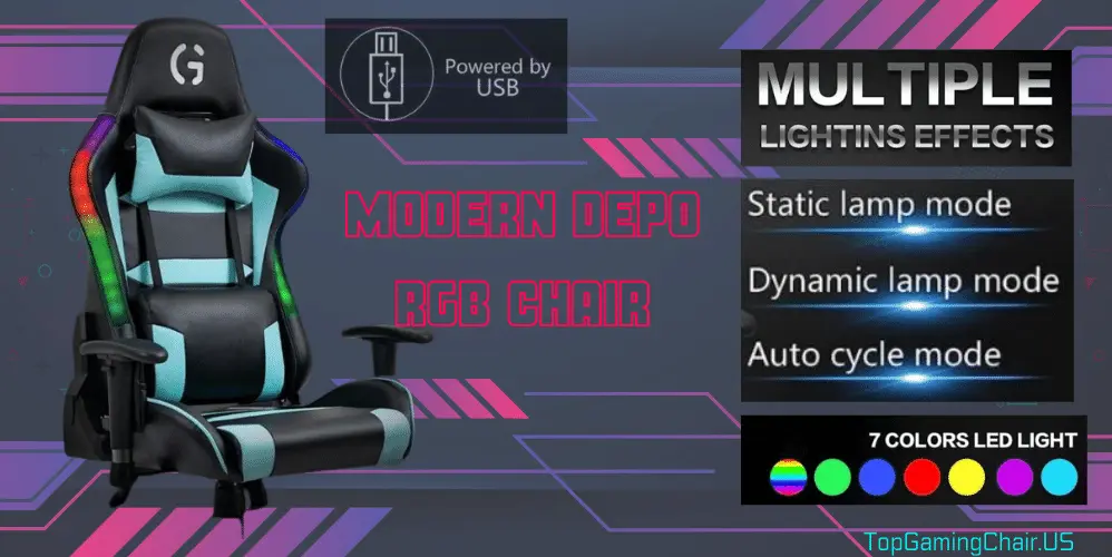 Modern-Depo RGB Gaming Chair